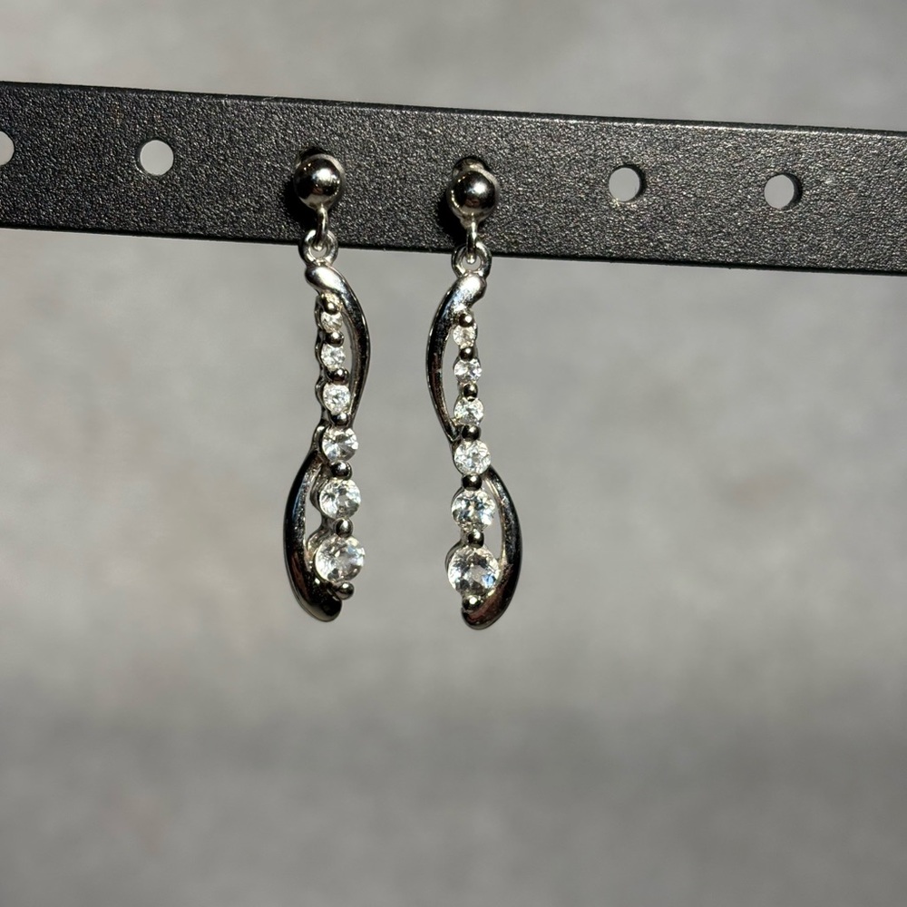925 stamped Thailand Silver Drop Earrings